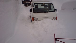 また降雪・・。