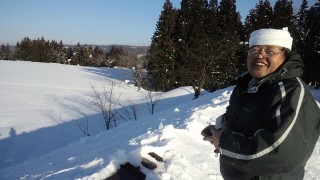 作業所の雪下ろし