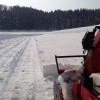 人参畑の除雪