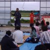 今日は田植え体験会