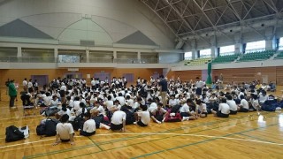 中学生の農業体験　１日目