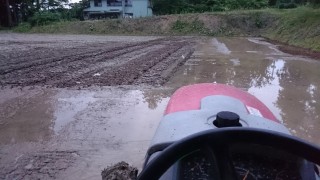 雨予報だったのに・・・。