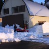 作業場の除雪