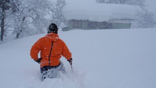 棚田の積雪は３ｍ以上