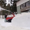 棚田の除雪作業