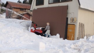 除雪作業と農作業