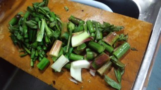 山ウドとサバの味噌煮