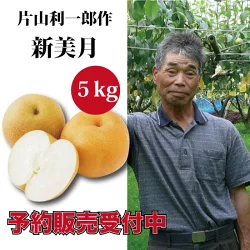 【2022年予約開始】新美月梨 5kg箱(生産者・片山)